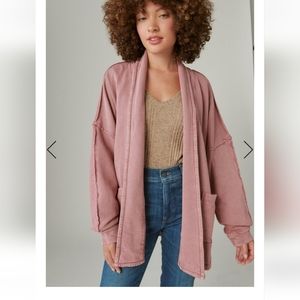 Two Lucky brand knit kimono jackets
